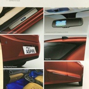 Ford Figo Aspire brochure accessories