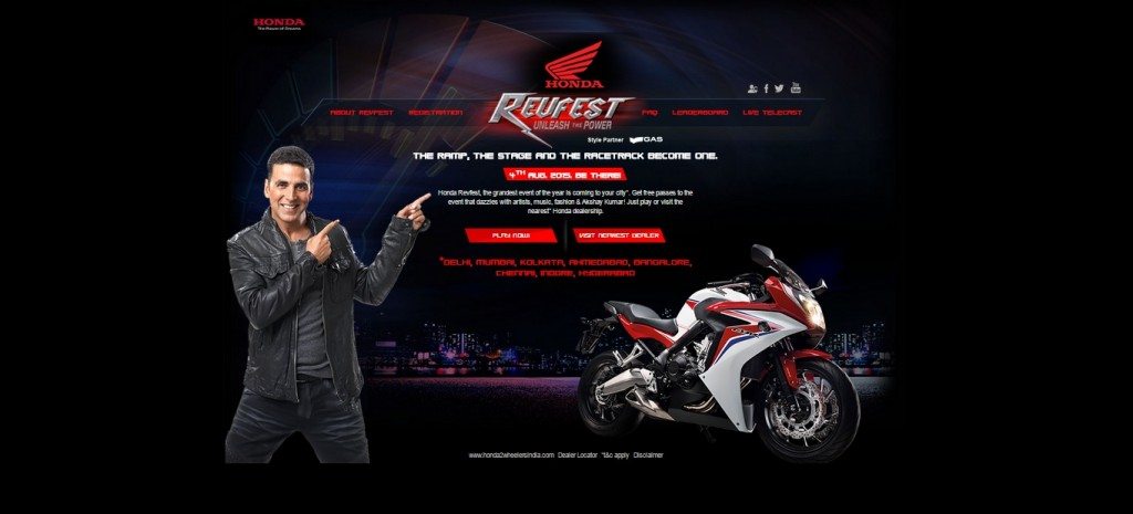 Honda Revfest Website