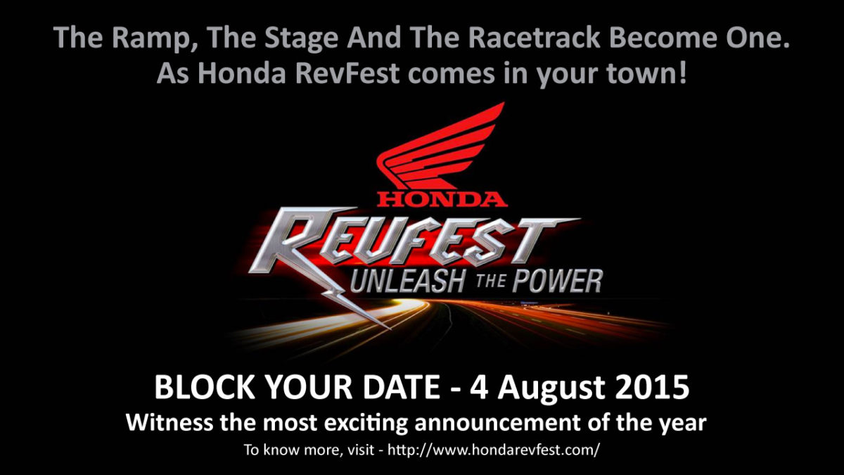 Honda Block Your Date th August