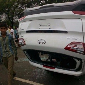 Hyundai Creta nd Accident