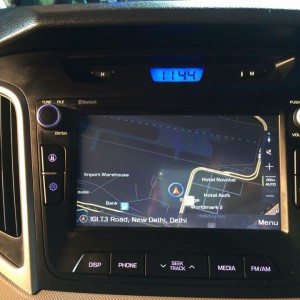 Hyundai Creta  inch infotainment system