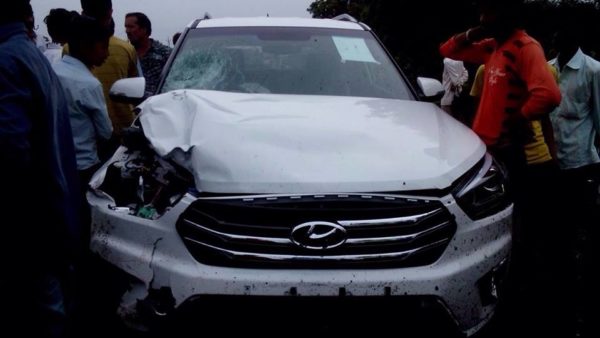 Hyundai Creta Crashed