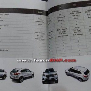 Hyundai Creta Leaked Brochure Images