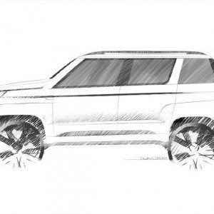 Mahindra TUV Sketches