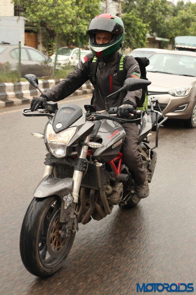 Mario Iroth with his Benelli TNT600i (1)