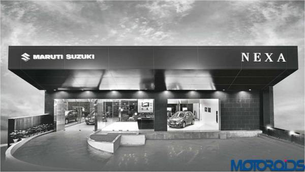 Maruti Suzuki NEXA showroom interior