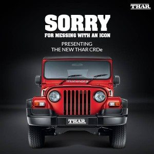 New Mahindra Thar