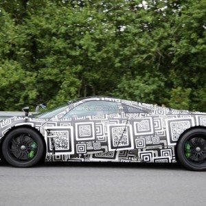 New Pagani Huayra test mule spied side