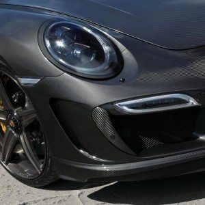Porsche  GTR Carbon Edition by TOPCAR headlights and bumper