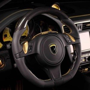 Porsche  GTR Carbon Edition by TOPCAR steering wheel