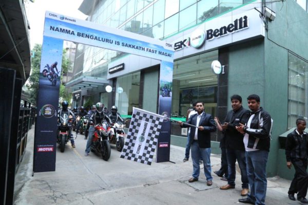 Ride Flag Off by Mr. Shirish Kulkarni, Chairman, DSK Motowheels