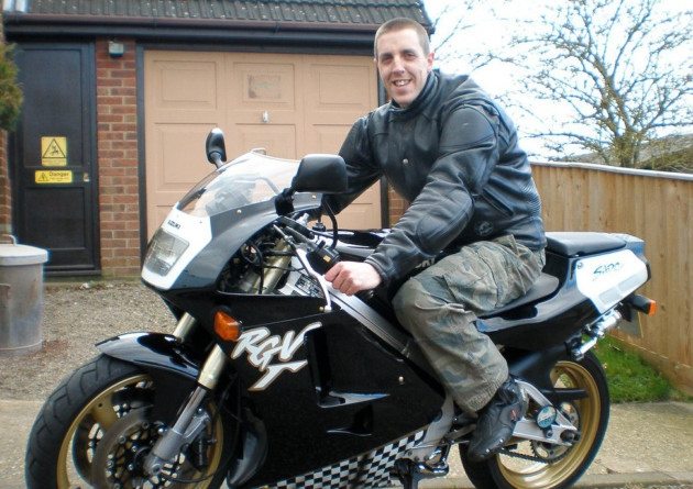 Rider David Holmes crash caught on helmet cam Rider David Holmes crash caught on helmet cam