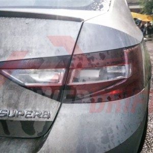 Skoda Superb spied in India