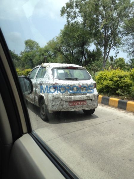 Tata Kite hatchback spied (2)