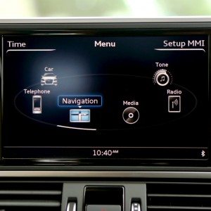 Audi A Matrix facelift central screen