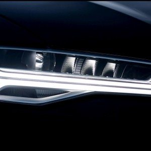 Audi A Matrix facelift headlight