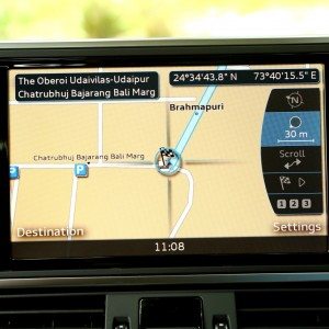 Audi A Matrix facelift navigation