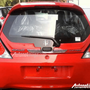 Honda Brio facelift rear