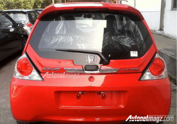 Honda Brio facelift rear