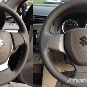 Maruti Ertiga facelift steering wheel