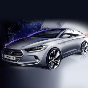 Hyundai ElantraAvante Sketches