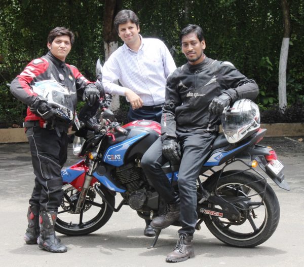 Anant Goenka MD CEAT with the riders