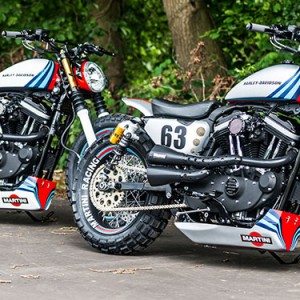 Harley Davidson Martini Sportsters by Shaw Speed Custom