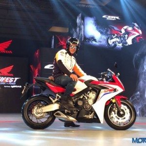 Honda CBRF India Launch Akshay Kumar