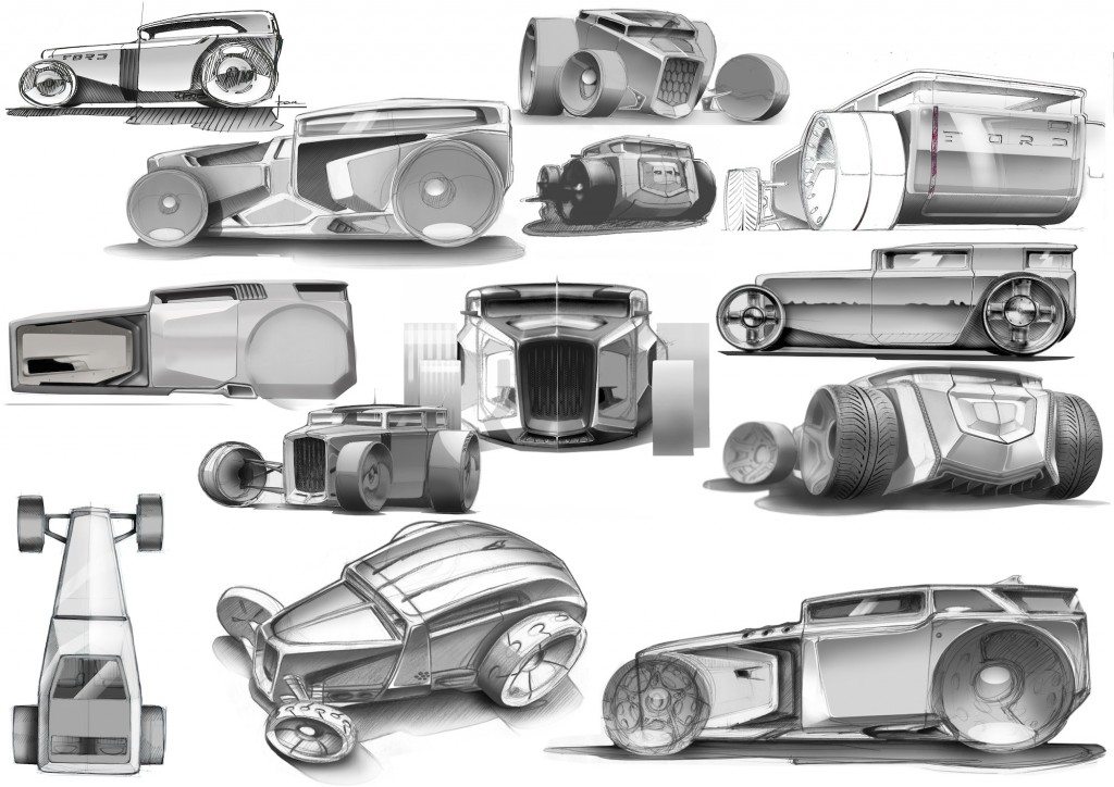 Lamborghini-Rat-Rod Sketches (1)