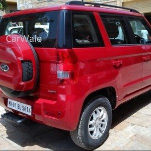 Mahindra TUV spy image