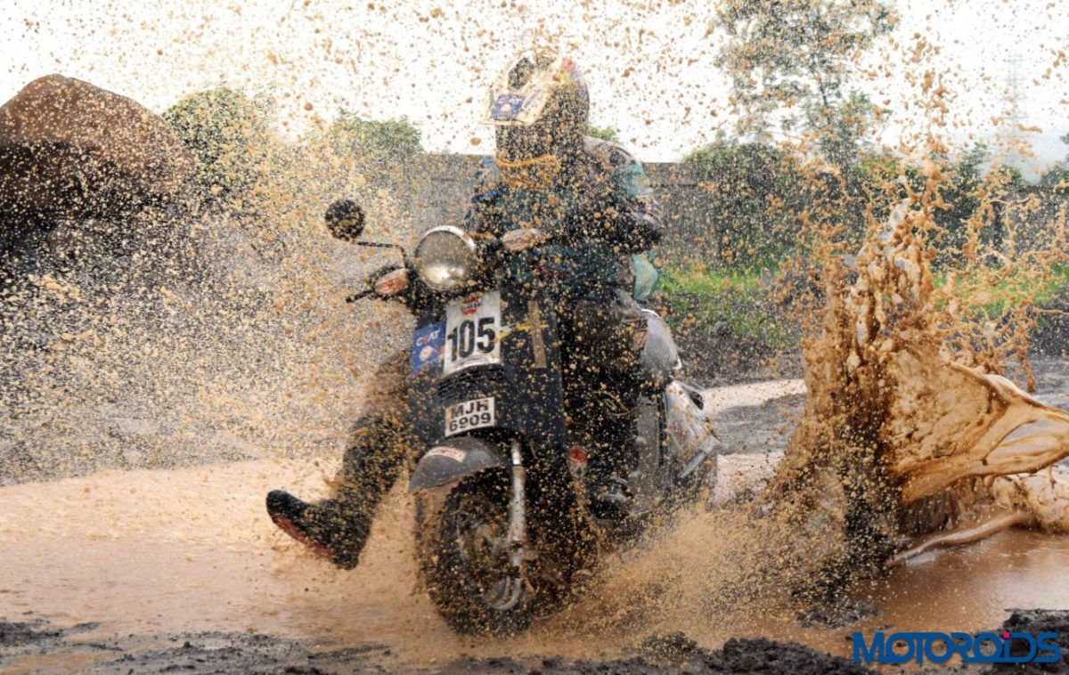 Monsoon scooter rally