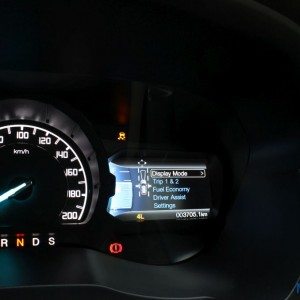 New Ford Endeavour Instrument Cluster