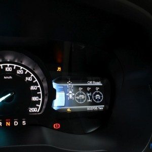 New Ford Endeavour Instrument Cluster