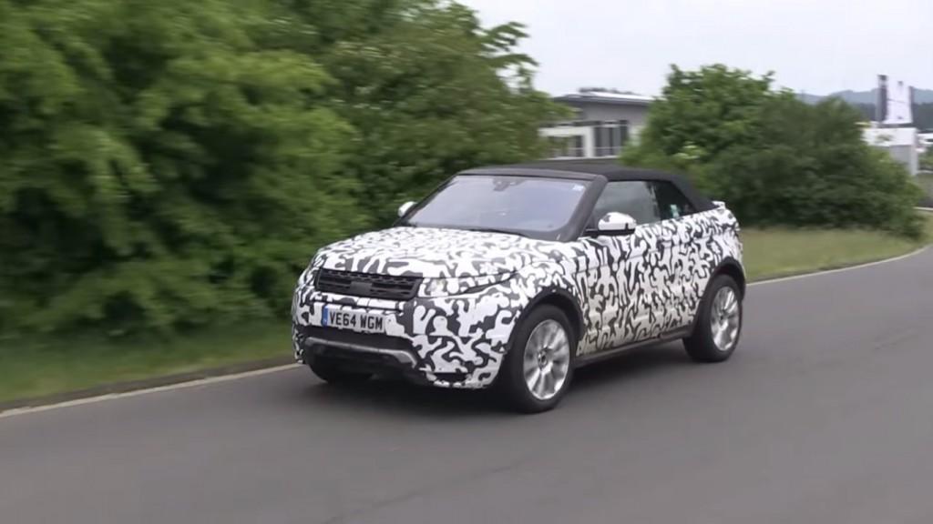 Range Rover Evoque Cabriolet Spied at Nurburgring - 1