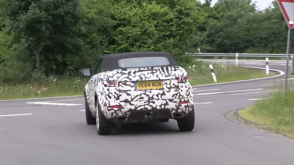 Range Rover Evoque Cabriolet Spied at Nurburgring - 3