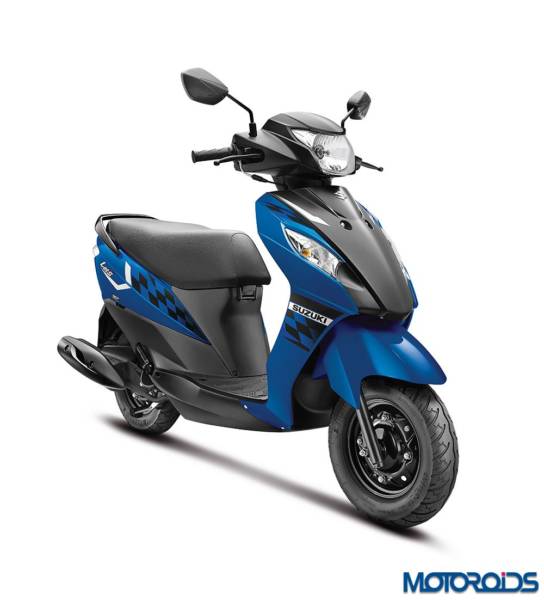 SUZUKI LETS DUAL TONE COLOURS BLUE