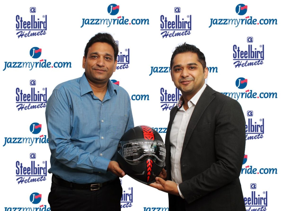 Steelbird Helmets partners Jazzmyride