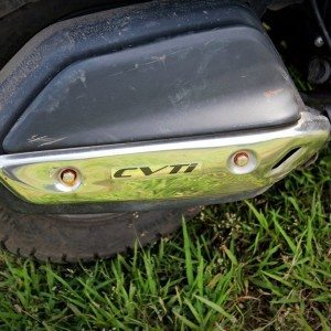 TVS Scooty Zest  exhaust