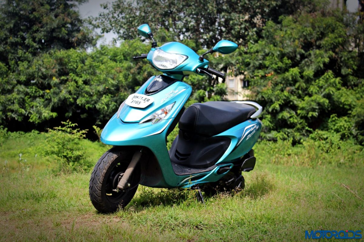 TVS Scooty Zest  front