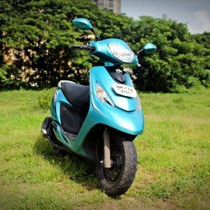 TVS Scooty Zest  front