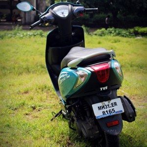 TVS Scooty Zest  rear