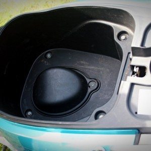 TVS Scooty Zest  storage