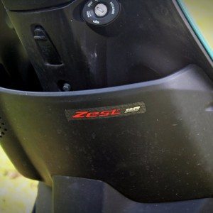 TVS Scooty Zest  storage