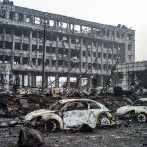 Tianjin Blast China Destroys new Volkswagen
