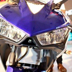 Yamaha India YZF R Launch Event BIC Headlight