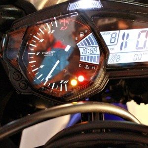 Yamaha India YZF R Launch Event BIC Instrument Cluster