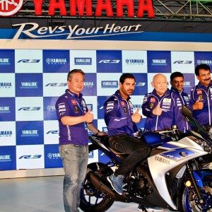Yamaha India YZF R Launch Event BIC Officials