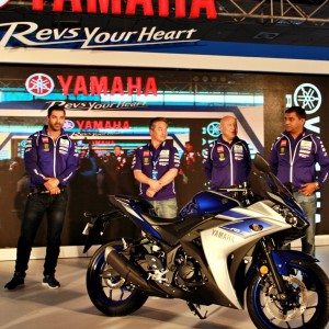 Yamaha India YZF R Launch Event BIC Officials