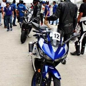 Yamaha YZF R First Ride Review Action Shots