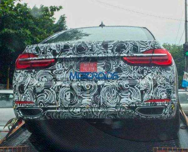 BMW  Series spied in India